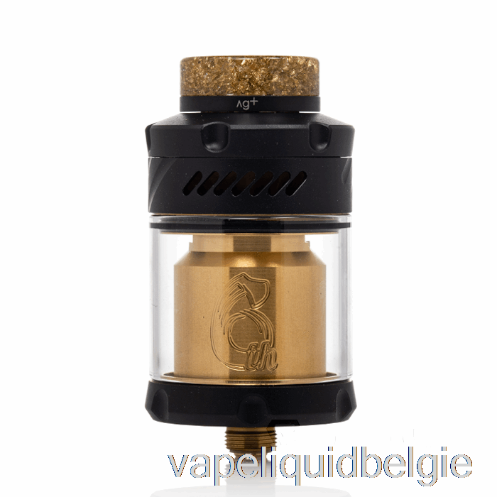 Vape België Hellvape Dead Konijn V3 25mm Rta [6e Verjaardag] Zwart Goud